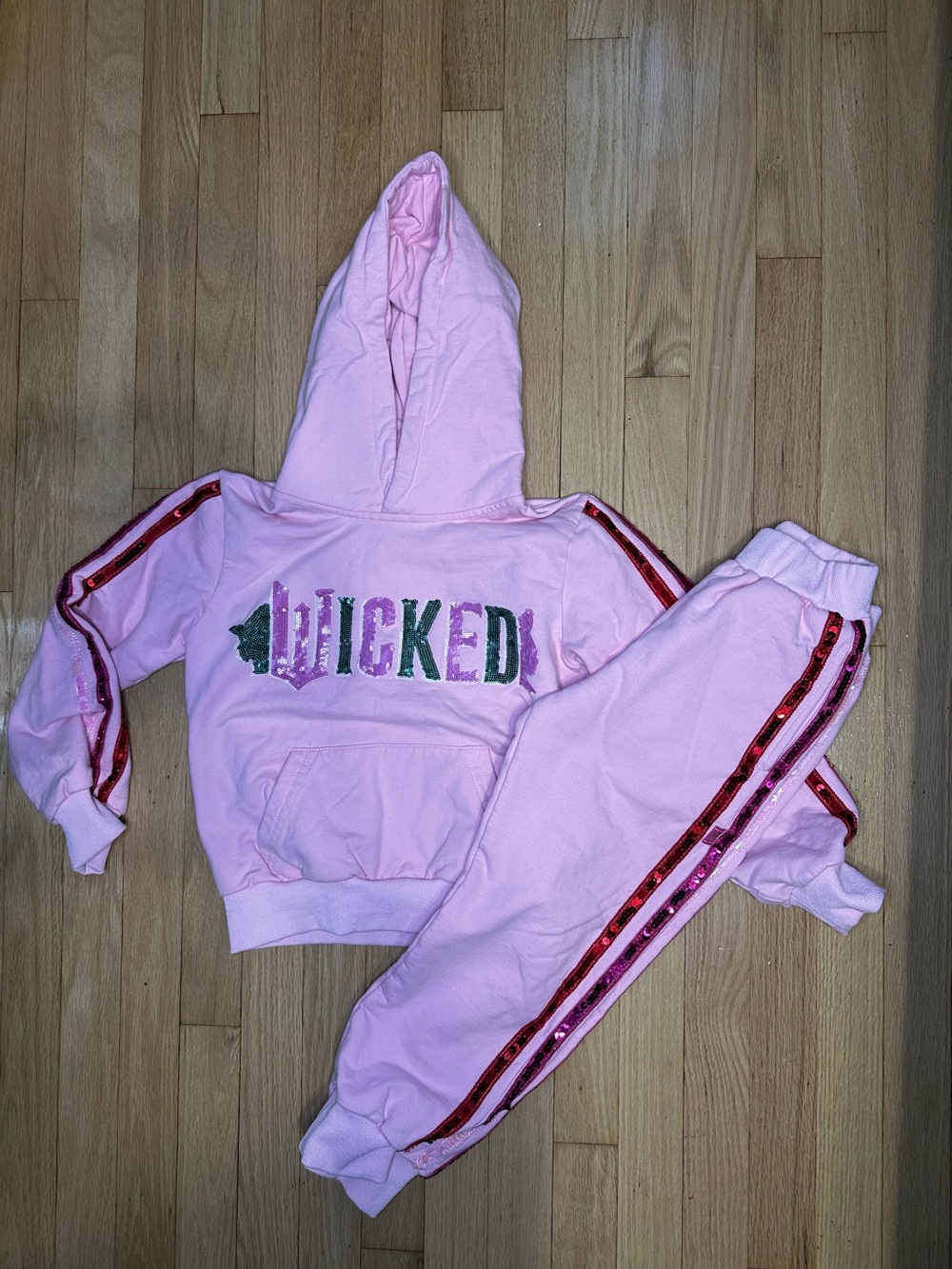 Lola + The Boys Pink Size: 8 Wicked Hoodie & Sweatpants Set